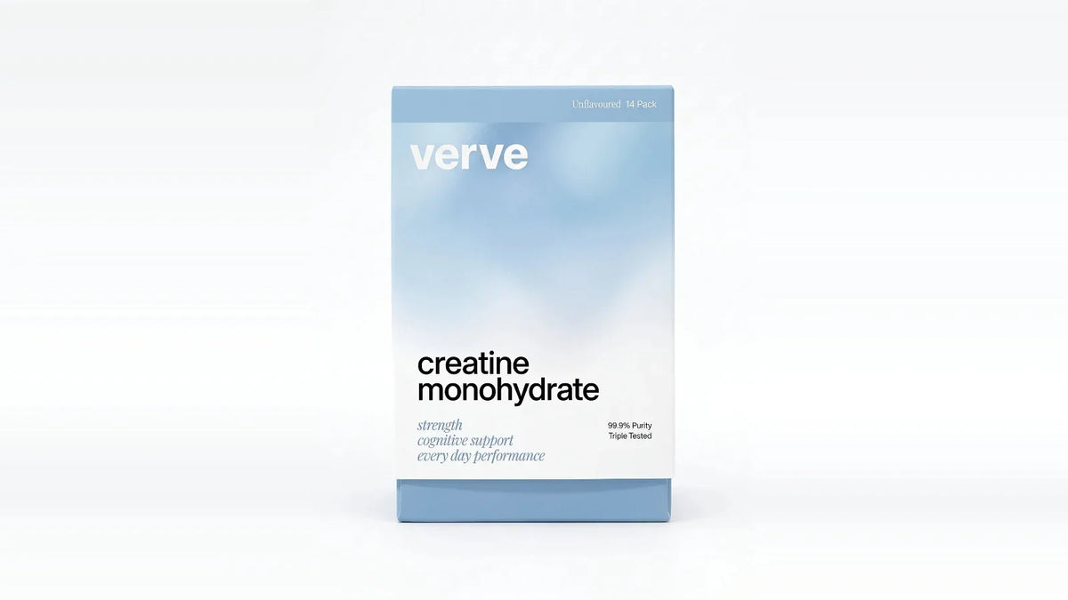 Verve Creatine Monohydrate stick pack box - Verve comparison: Best creatine stick packs and sachets UK (2026): compared on the label