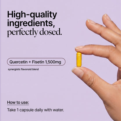 Quercetin + Fisetin 1000mg Capsules
