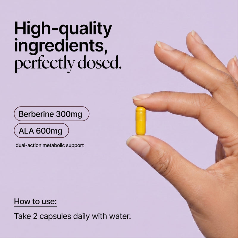 Berberine 150mg + ALA 300mg Capsules