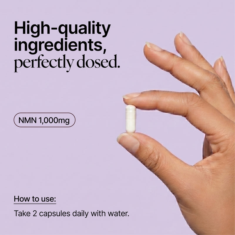 NMN (Nicotinamide Mononucleotide) 1000mg Capsules