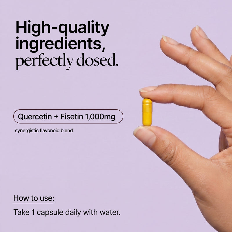 Quercetin + Fisetin 1000mg Capsules